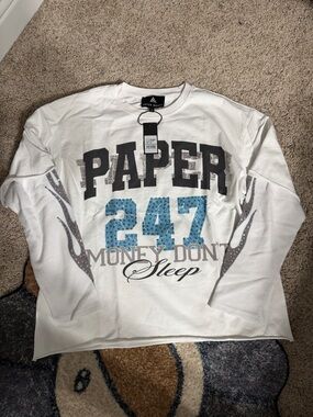 Paper Money 247 Long Sleeve Graphic Tee